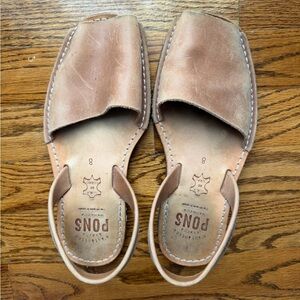 Pons Leather Sandals